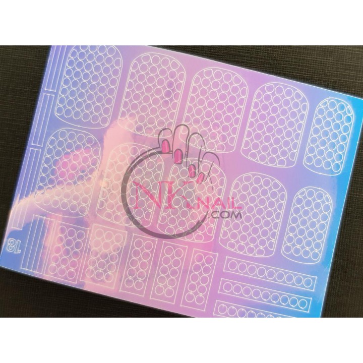 Слайдер Дзеркальна наклейка PINK OPAL-18